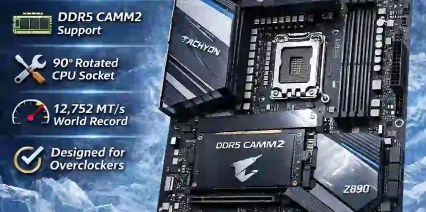 GIGABYTE Z890 AORUS Tachyon ICE CAMM2